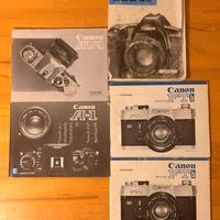 Manuali istruzioni Canon AV-1 A-1 FTb EOS-1N