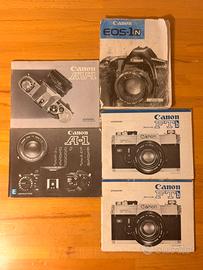 Manuali istruzioni Canon AV-1 A-1 FTb EOS-1N