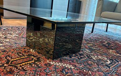 Tavolo “Blok” di Nanda Vigo per Acerbis