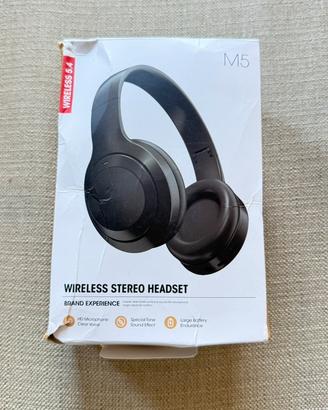 Cuffie Wireless Bluetooth M5 – Nuove 🎧