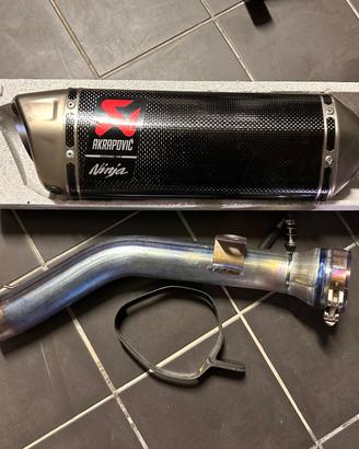 Terminale Akrapovic+decat Ninja zx10-R