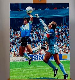 La mano de Dios -  Dipinto acrilico 80x60 