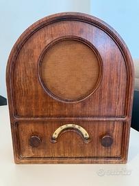 Radio da tavolo stile vintage in legno