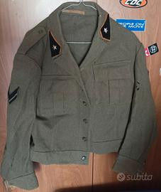 uniforme basco pantalon vintage esercito militare 