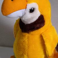 Peluche Pappagallo Multikolor Vintage 