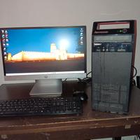 PC Lenovo i3, 8 giga RAM, SSD da 240, dvd