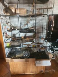 gabbia grande per animaletti domestici 