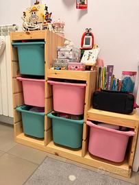 Mobile IKEA TROFAST a gradini con 6 contenitori