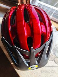 CASCO BICI MONOPATTINO METALLIC RED NEW