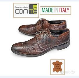 Scarpe stringate classiche Conte 44 eleganti pelle