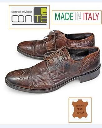 Scarpe stringate classiche Conte 44 eleganti pelle