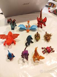 Lotto 13 animali fantasy