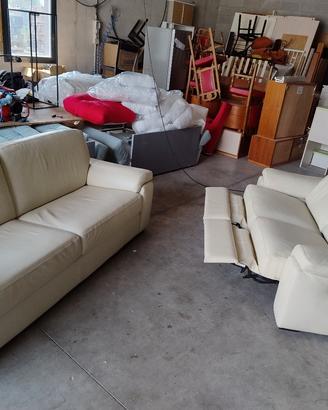 divano tre posti più divano due posti relax 