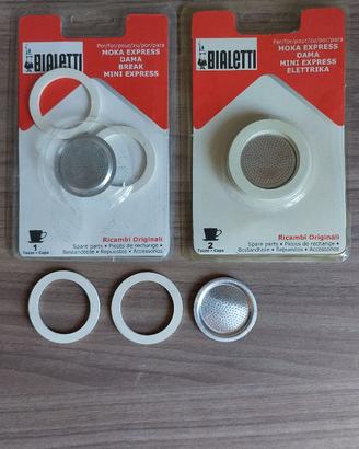 Lotto ricambi Bialetti Moka Express 1 e 2 tazze