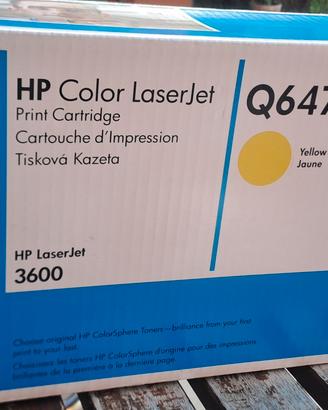 Cartuccia toner giallo HP Q6472A Laser Jet 3600