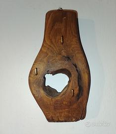 Portachiavi in legno Castagno 