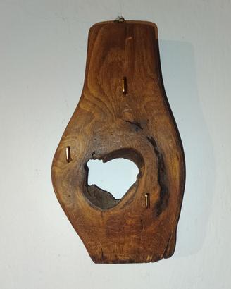 Portachiavi in legno Castagno 