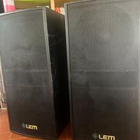 Subwoofer attivi lem coppia