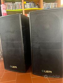 Subwoofer attivi lem coppia