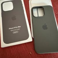 Cover apple iphone 15 pro max grigio cenere