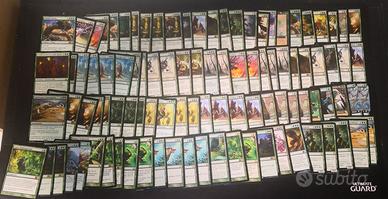 MTG Blocco 100x green rare&mitiche
