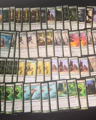 MTG Blocco 100x green rare&mitiche