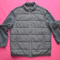 giubbotto uomo zara tg L imbottito blu scuro/nero