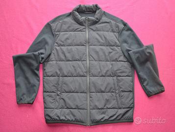 giubbotto uomo zara tg L imbottito blu scuro/nero