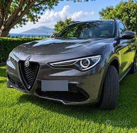 Alfa Stelvio Q4 210CV interni Tabacco