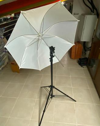 Stativi con ombrello fotografia