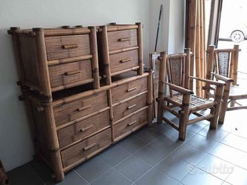 Camera da letto in bamboo