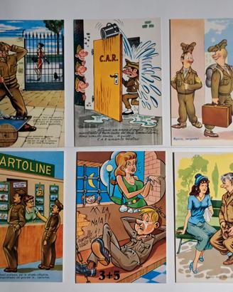 Cartoline Militari Anni '90 - Ricordi della Naja