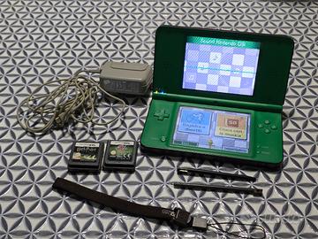 Nintendo Dsi XL verde + 2 giochi