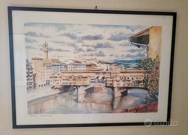 Stampa con cornice blu Inclusa 