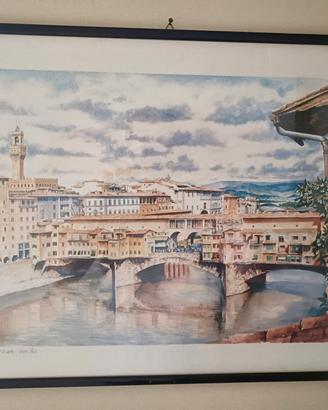 Stampa con cornice blu Inclusa 