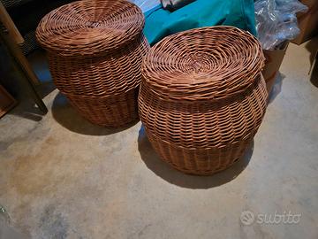 Due cesti vimini