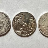 Lotto Regno d’Italia - 3 Monete in Argento