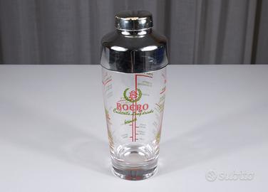 Shaker pubblicitario Boero vetro acciaio ricette