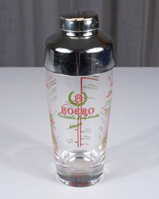 Shaker pubblicitario Boero vetro acciaio ricette