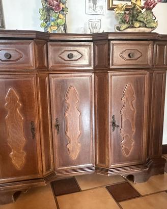 Credenza madia in legno stile classico