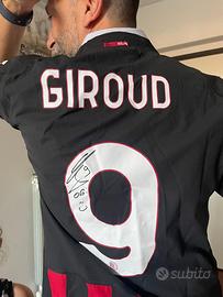 Maglia originale Milan autografata Olivier Giroud
