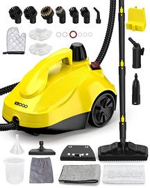 KROQO Pulitore a vapore 23 accessori