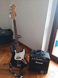 Bass squier jazz