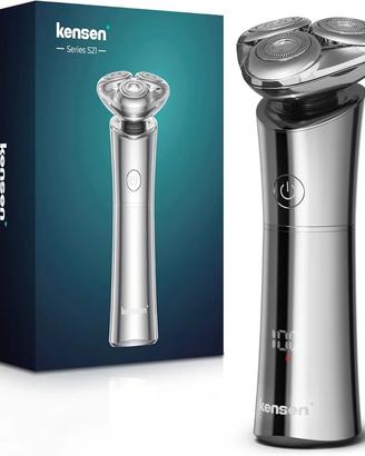 NUOVO Rasoio Elettrico Barba, Uomo Wet & Dry IPX7 