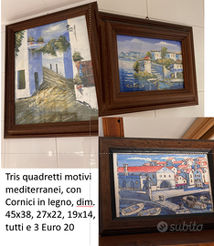 quadretti Med - set tazzine - tenda - faretti