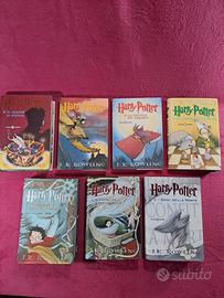 Harry Potter libri saga completa prima edizione