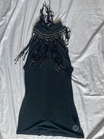 Top maglia frange Gianni Versace anni 90