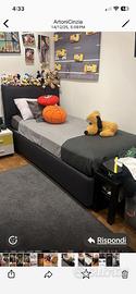 Letto singolo a contenitore