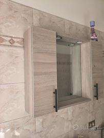 specchiera e mobiletto bagno 