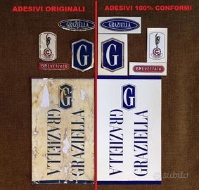 Adesivo Graziella Carnielli 100% conformi BIANCO